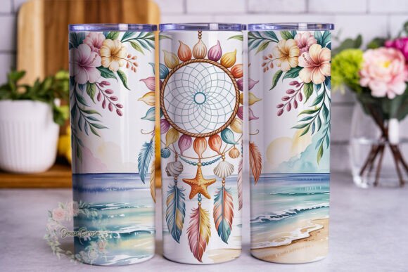Bohemian Dreamcatcher Beach 20oz Tumbler Graphics Review