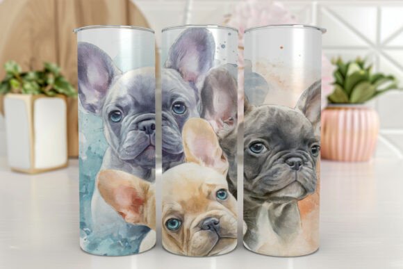 Bulldog Wrap Tumbler Wrap Design