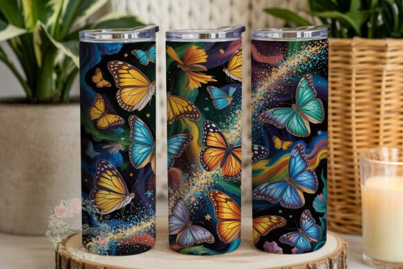 Butterfly Galaxy Fantasy 20oz Tumbler Graphics