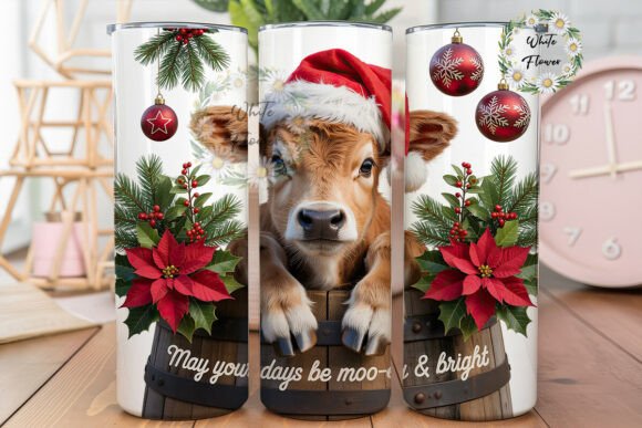 Festive Baby Calf Tumbler Wraps & Graphics Review