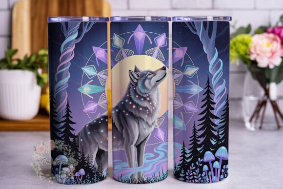 Mystical Forest Wolf Tumbler Wrap: A Designer’s Honest Take