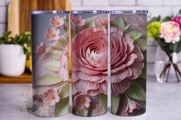 Pink Lace Rose Tumbler Wrap: A Designer's Review