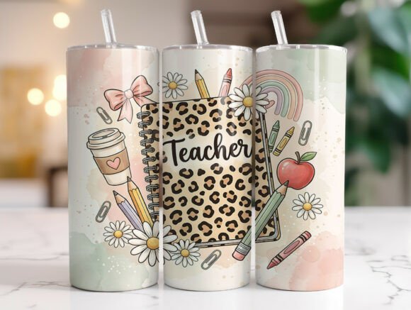 Teacher Coquette Appreciation Tumbler Graphics